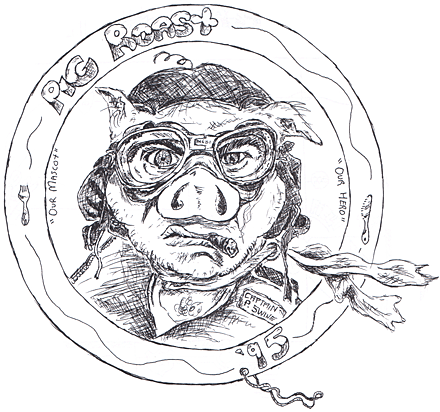 Humor, Horror, and Heavy Metal: Pig Roast 1995. Our Mascot. Our Hero.