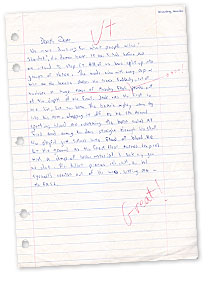 Humor, Horror, and Heavy Metal: English Class &ndash; Death Bear. Writing is FUN!!!