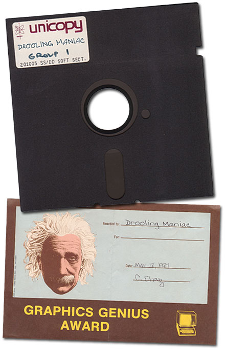 Humor, Horror, and Heavy Metal: My very first Floppy Disk.
