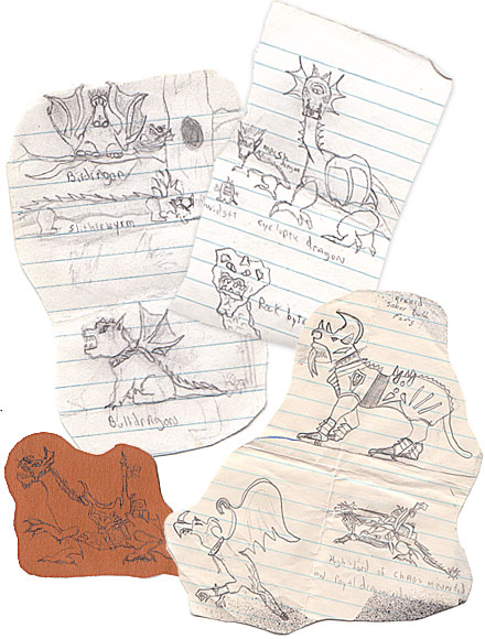 Humor, Horror, and Heavy Metal: ...magma dragons, hard of hearing dragons, metal dragons, touchy-feeling new age dragons, scotch tape and bubblewarp dragons, scaley dragons, hairy dragons, 12-armed dragons, mucus dragons, hell dragons, slightly annoyed dragons...