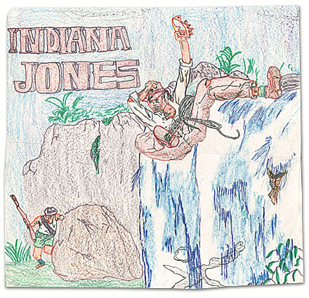 Humor, Horror, and Heavy Metal: Yeah, it's Indiana Jones. How did you guess? Your so smart. Do you want a cookie?