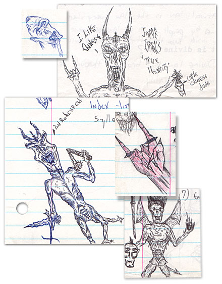 Humor, Horror, and Heavy Metal: Demons and Devils. Demons and Devil. How can you be a Metal Maniac without drawing Demons and Devils?
