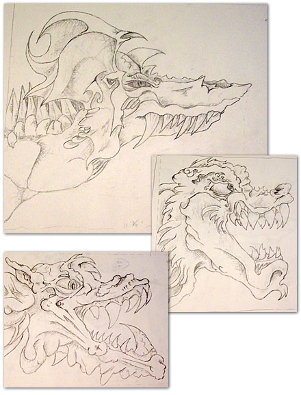 Humor, Horror, and Heavy Metal: How about a Wooden Dragon Head, yeah, that's what I said, A Wooden Dragon Head. It's Wood. It's a Dragon. It's a Wooden Dragon Head.