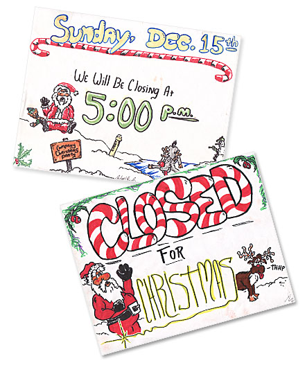 Humor, Horror, and Heavy Metal: Oh My God!!! HORRIBLE Christmas Signs that I made. How embarrassing. Please move on and pretend you did not see these.