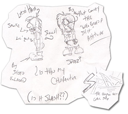 Humor, Horror, and Heavy Metal: Spaz - The Heavy Metal Comic dude that never quite made it. DIO - I could have used your input.